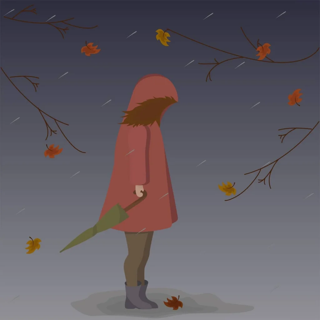 jesienna depresja - grafika