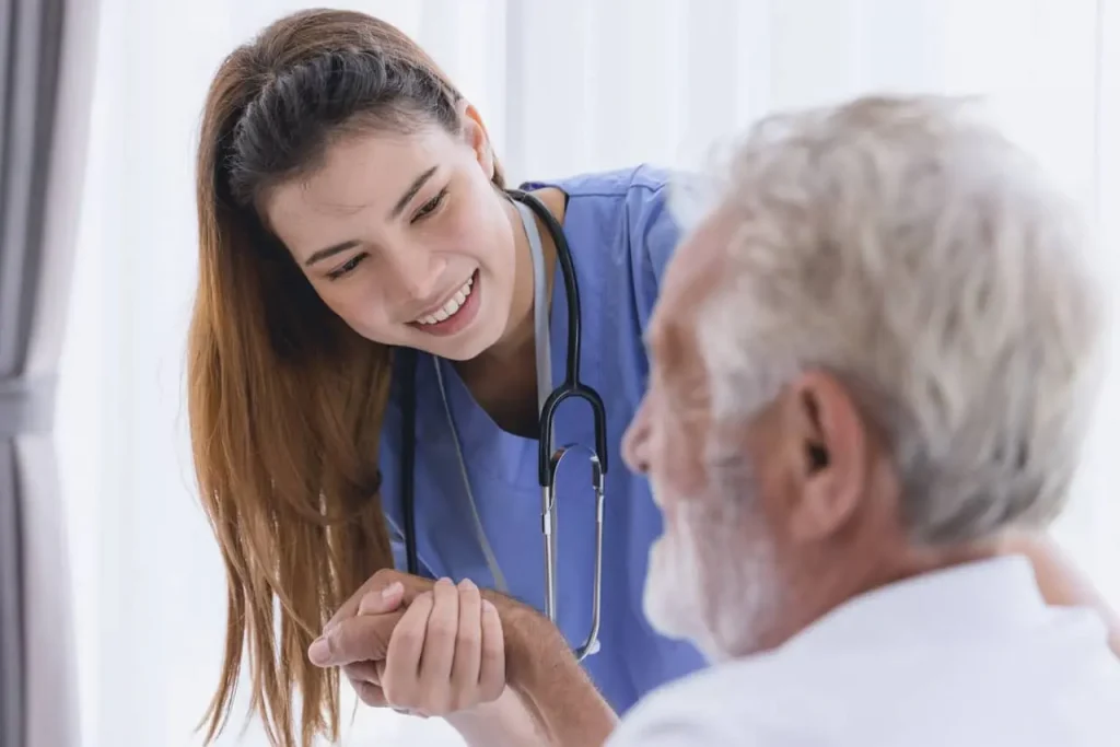 opiekunka seniora i senior